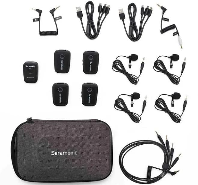 Saramonic Blink 500 T4 4-Person Wireless Clip-On Microphone System