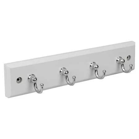 Home Basics 4 Hook Wall Mounted Key Rack