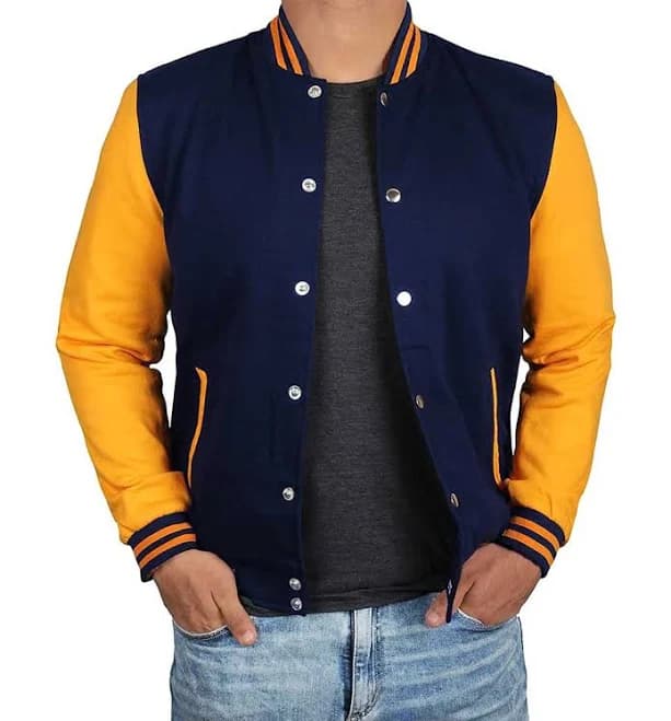 Men's Varsity Letterman Baseball Jacket