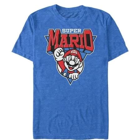 Nintendo Men's Team Super Mario Emblem Graphic T-Shirt