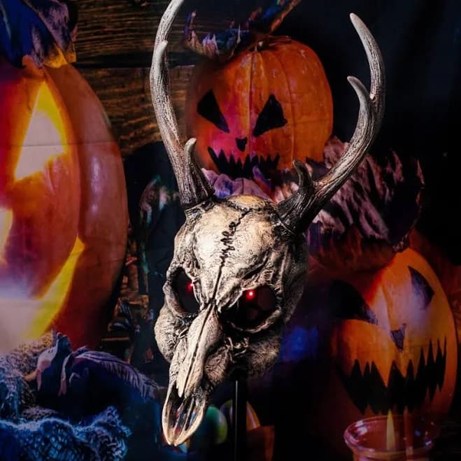 3D Planet Props Deer Skull Cosplay Mask