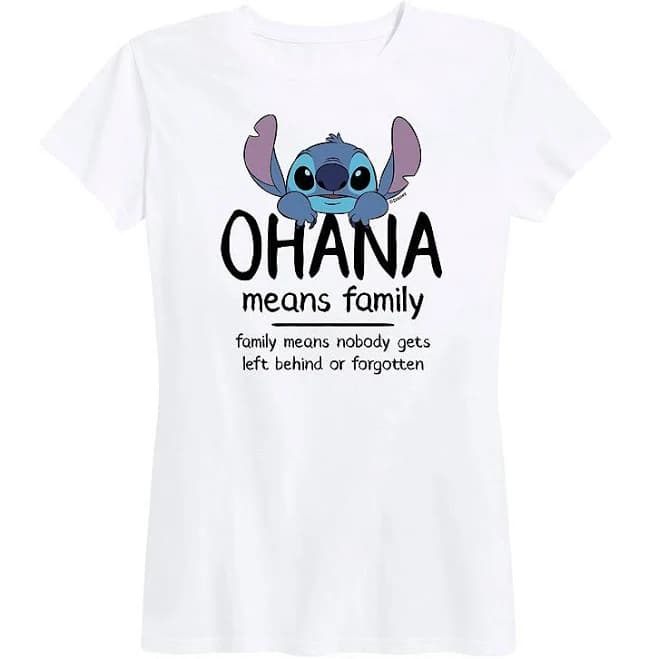 Disney Lilo & Stitch Ohana Graphic Tee