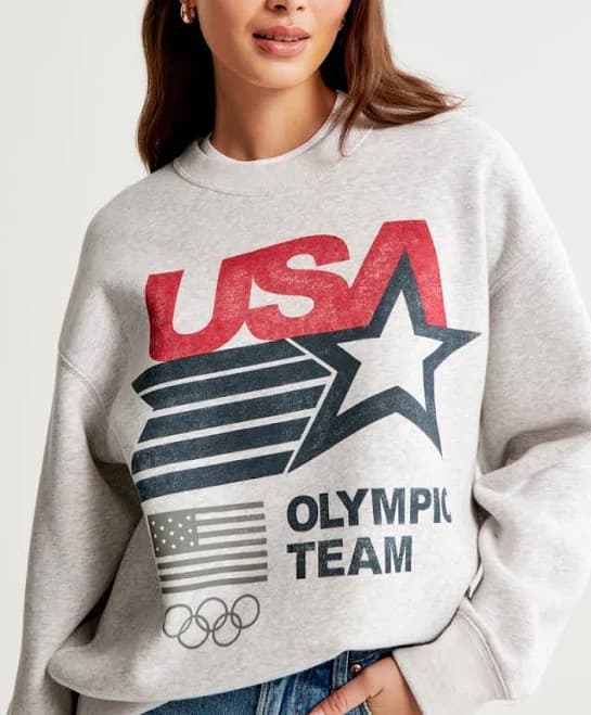 Abercrombie & Fitch Women's Olympics Sunday Crew