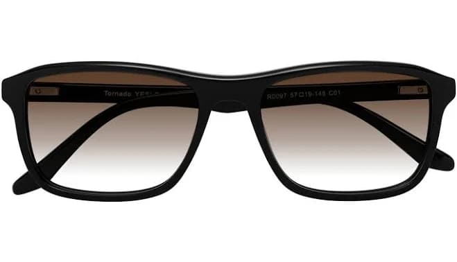 Tornado Classic Acetate Rectangle Sunglasses
