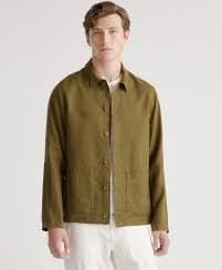 100% European Linen Chore Jacket