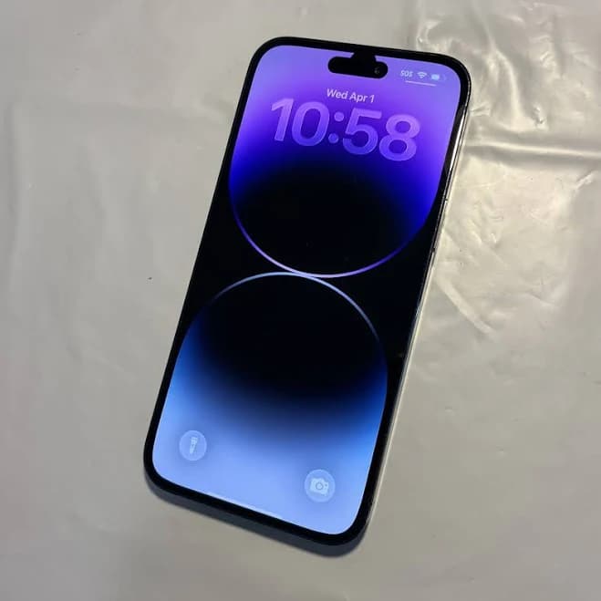 Unlocked Apple iPhone 14 Pro Max 128GB Space Black MQ9P3ZD/A