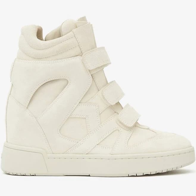 Isabel Marant Women's Im3 High-top Leather Sneakers with Hidden Wedge