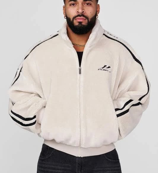 YoungLA Men's 5193 Streetwear Sherpa Jacket
