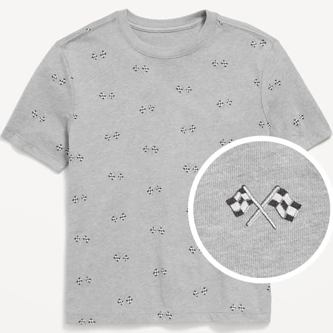 Old Navy Boys' Softest Printed Crew-Neck T-Shirt