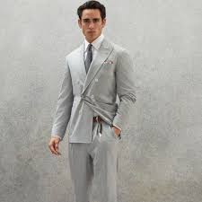 CARLO BRUNELLO MEN'S PURE WOOL LUXURY CHECK BLAZER (KOREA)