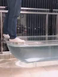 2020 Modern Acrylic Transparent Bathtub for Hotels & Resorts