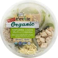 Elevate Organic Sunny Caesar Salad with Grilled Chicken