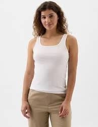 Gap Logo Ribbed Tank Top