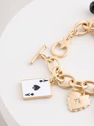 Buy Rockett St George Gold Tone Gold Charms Bracelet from Next Netherlands