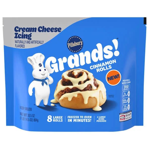 Pillsbury Grands! Cinnamon Rolls with Cream Cheese Icing