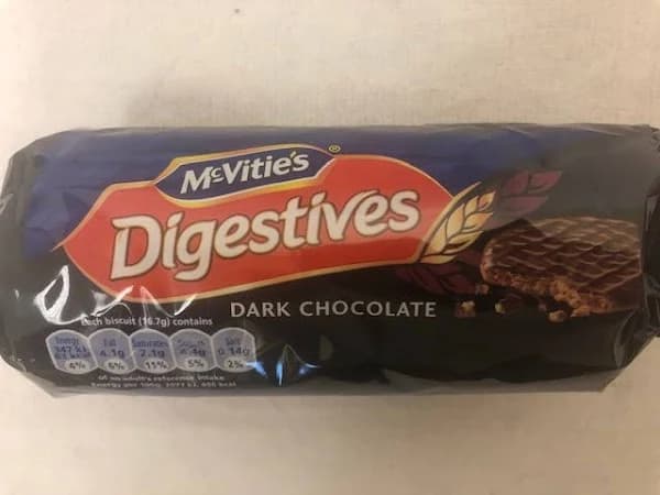 McVities Dark Chocolate Digestives Biscuits/Cookies 300g