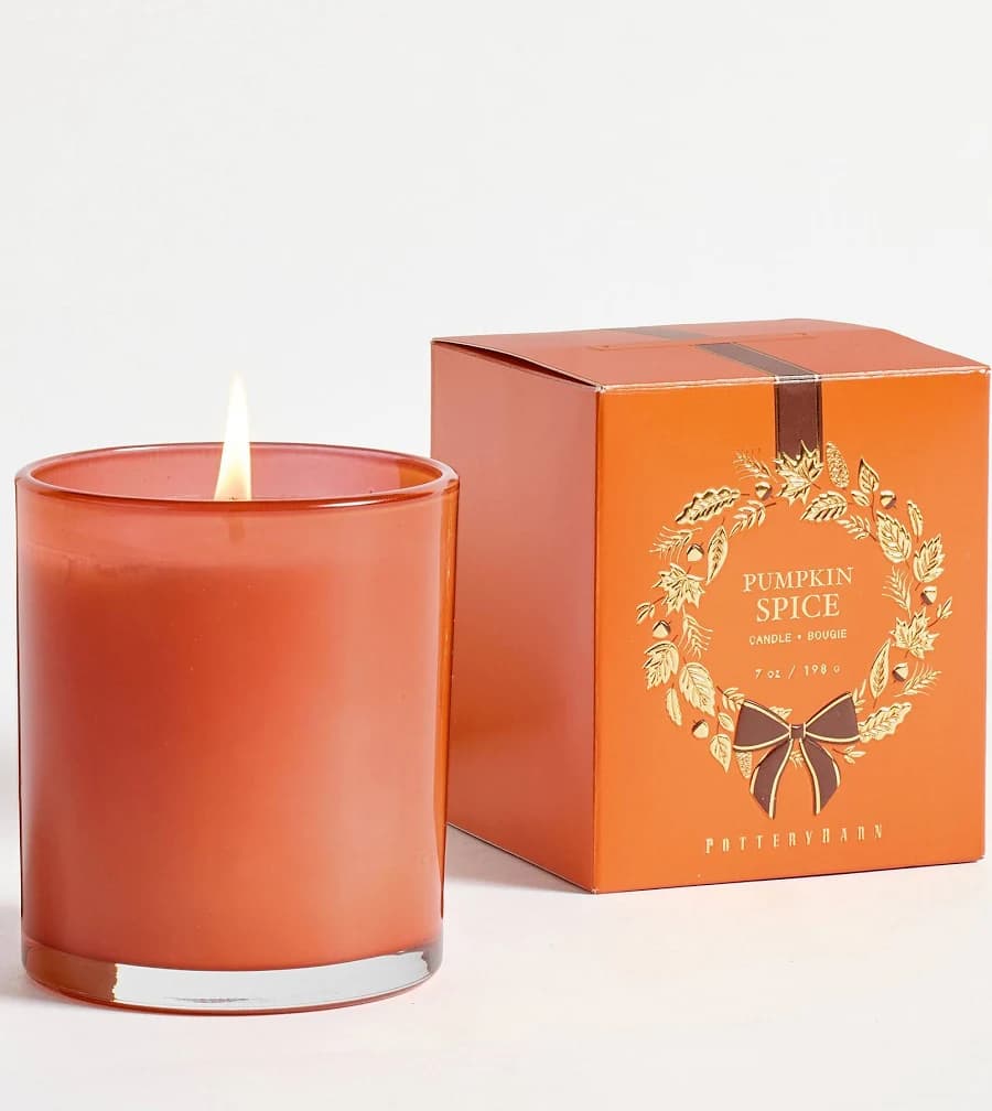 Pottery Barn Pumpkin Pie Homescent Orange
