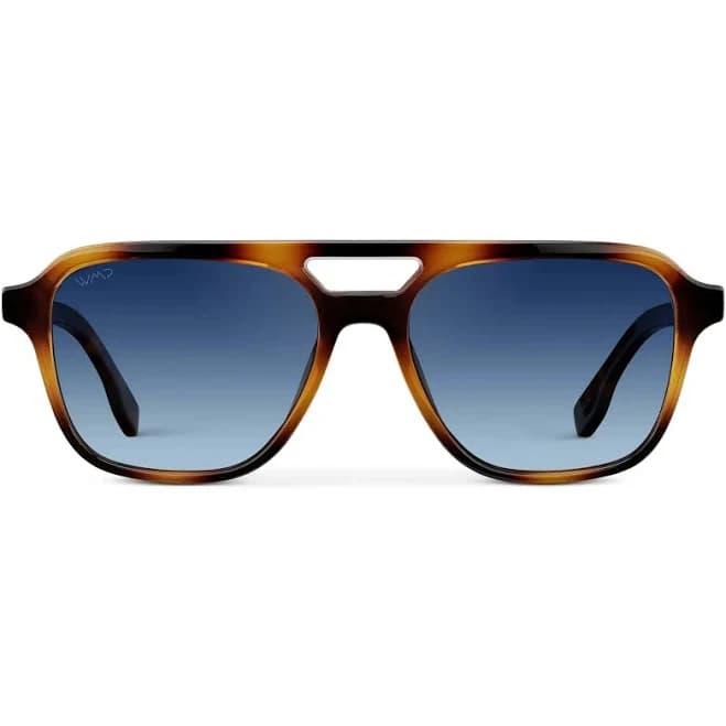 Dean Men's Double Bridge Polarized Aviator Sunglasses