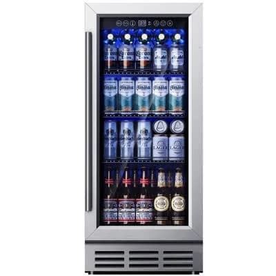 Simzlife 3.2 Cu. ft. Beverage Refrigerator