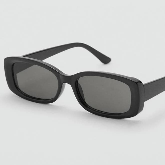 MANGO Rectangular-frame Sunglasses