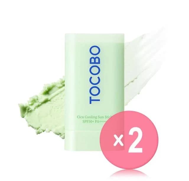 TOCOBO Cica Cooling Sun Stick 2pcs Bundle Set 18g X 2 Pcs