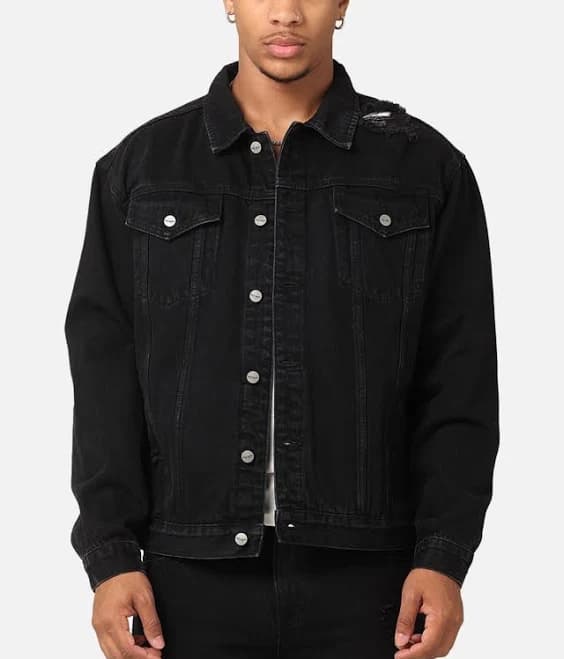 Saint Morta Men's Denim Trucker Jacket