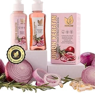 Onion Keratin DuoBox 120ml – Deep Repair & Smoothing for Dry, Damaged Hair, Frizz Control & Heat Protection with Biotin & Rosemary | Dry, Damaged Hair, Frizz Control, Heat Protection