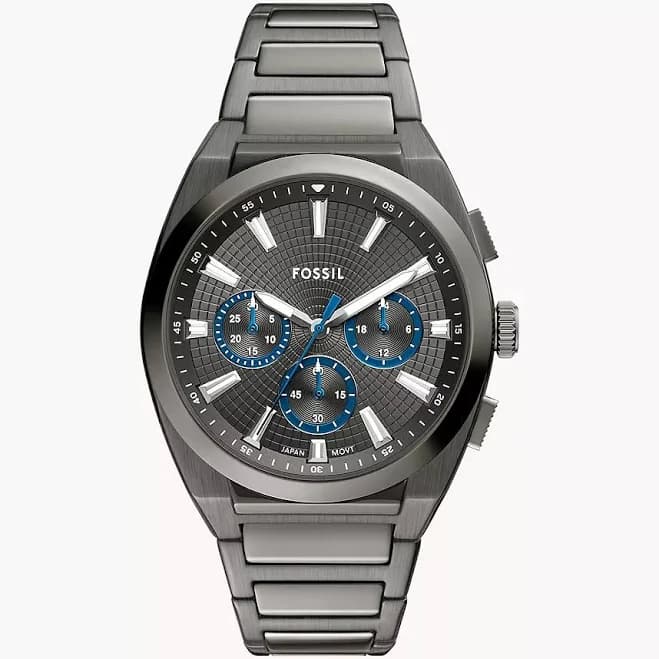 Fossil Men's Stainless Steel Everett Chronograph Watch