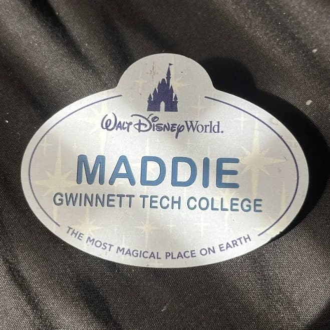 Wdw Disney Cast Member Name Tag "the Most Magical Place On Earth"