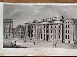 Temple Of Antoninus Pius By Adriano Francesco Gandini Aquatint Origin. 1833 Rome | eBay