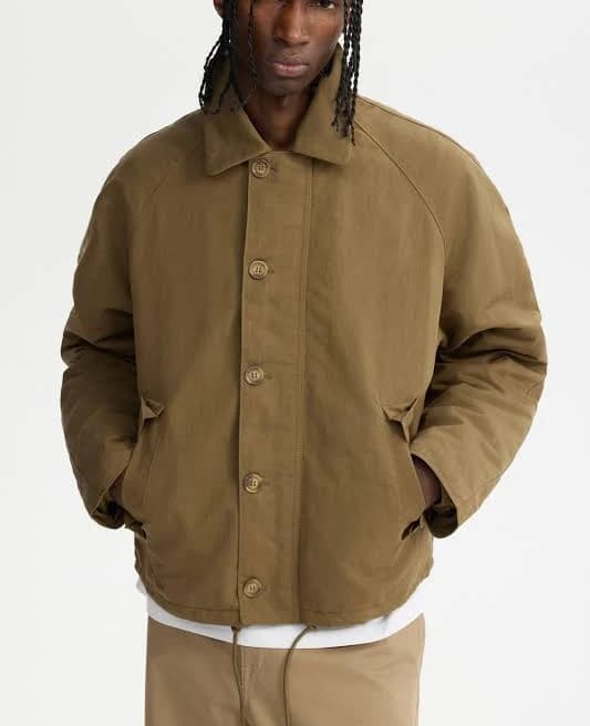 H&M Men's Padded Twill Jacket