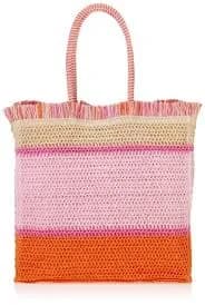 Mud Pie Women's Bright Fringe Tote
