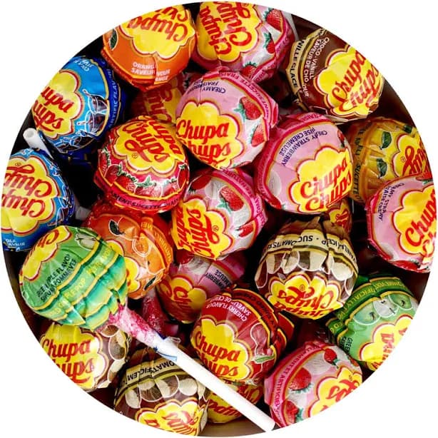 The Hampton Popcorn & Candy Company Chupa Assorted Lollipops Bulk Bag