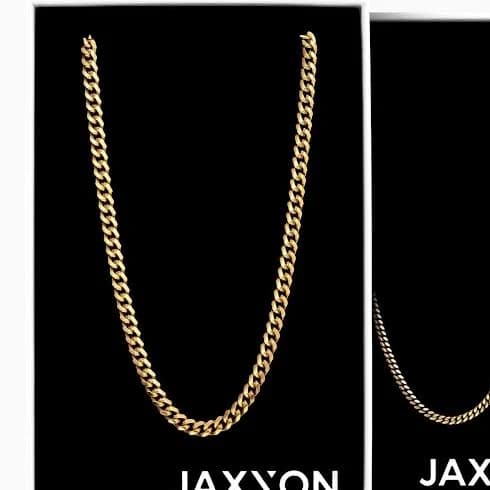 Men JAXXON Cuban + Franco Silver Chain Stack