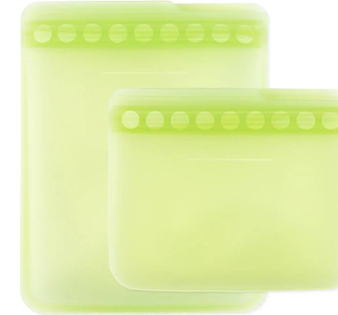 Bumkins 2pk Silicone Flat Reusable Bag