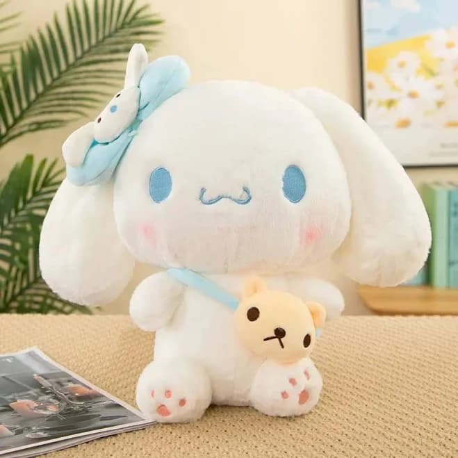 80@cm Sanrio Kuromi My Melody Cinnamoroll Plush Dolls Kawaii Soft Stuffed Pillow Cartoon Room