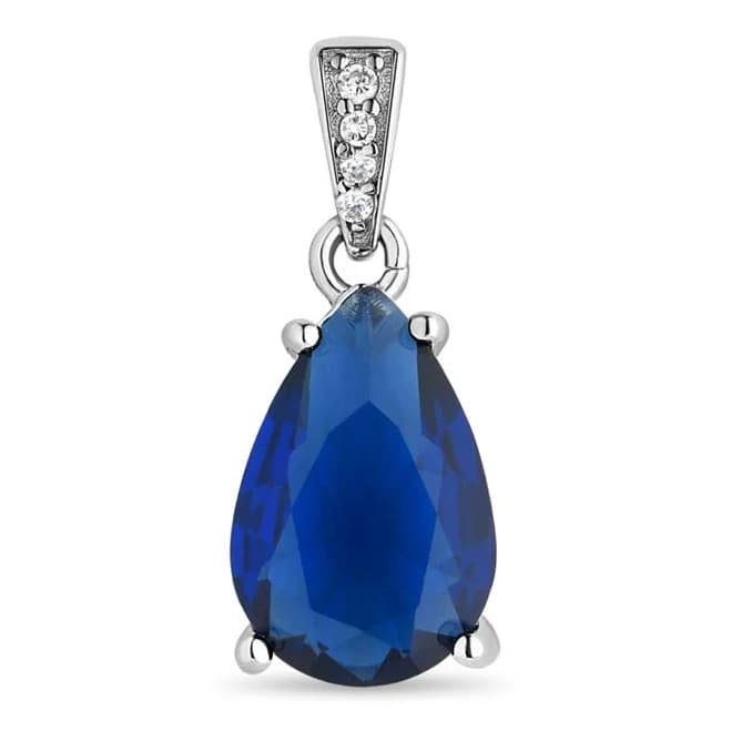 Teardrop Sapphire Pendant