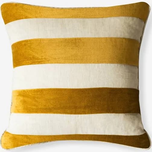Lulu and Georgia Borroto Velvet Stripe Pillow