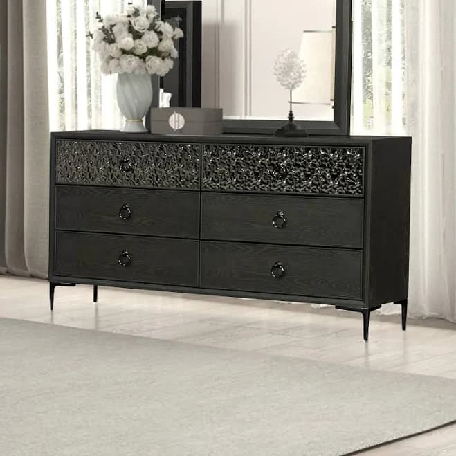 Furniture of America Bashford 6- Bedroom Drawer Dresser