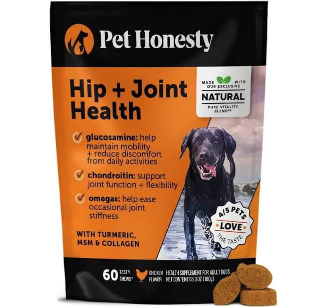Pet Honesty Hip & Joint Health Chicken Flavor Supplement for Dog