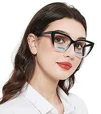 Amazon.com: WEMOOTANTS 4 Pairs Reading Glasses Blue Light Blocking Computer Readers for Women Clear Frame Stylish Rimless Eyewear 1.0 1.5 2.0 2.5 3.0 3.5 4.0 (3.50+ Men : Health & Household