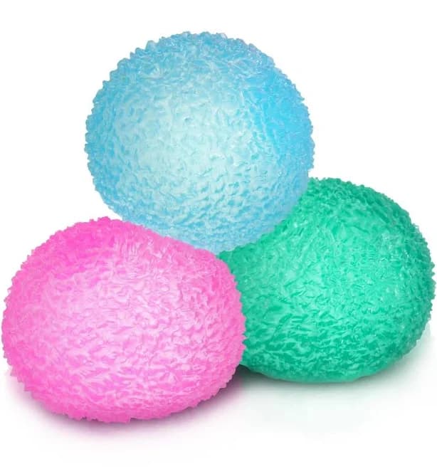 3pcs Textured Stress Balls