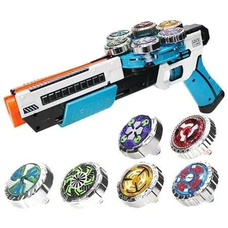 B-qtech Battling Tops Set with Burst Launcher