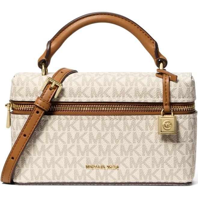 Womens Michael Kors Jana Extra-Small Signature Logo Convertible Crossbody Bag