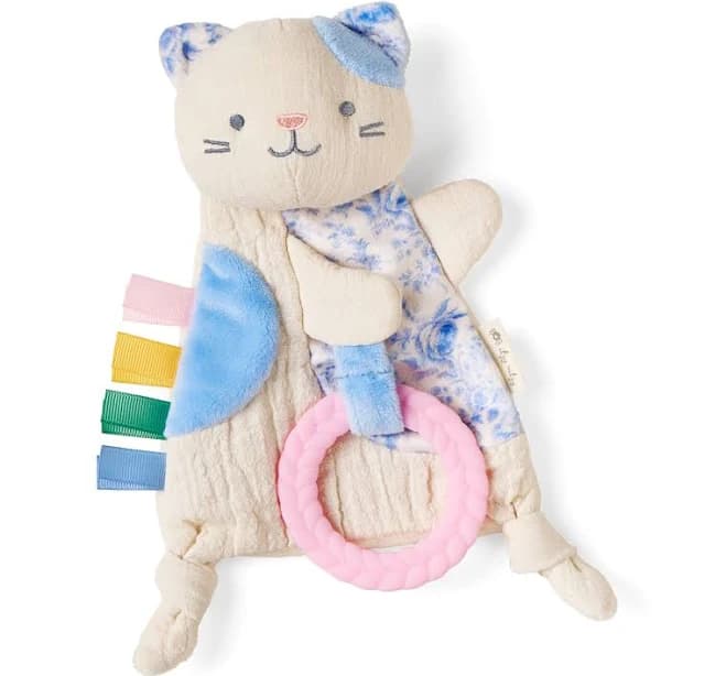 Itzy Ritzy Bitzy Crinkle Sensory Crinkle Toy with Teether