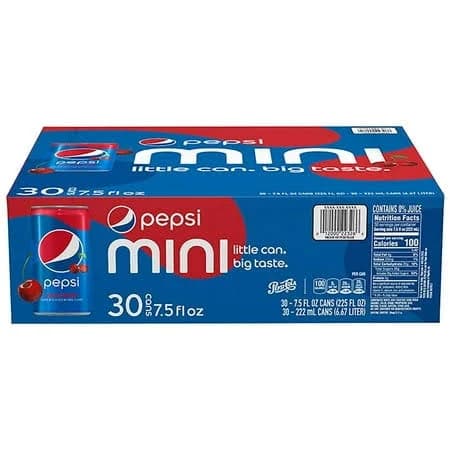 Pepsi Wild Cherry Mini Cans