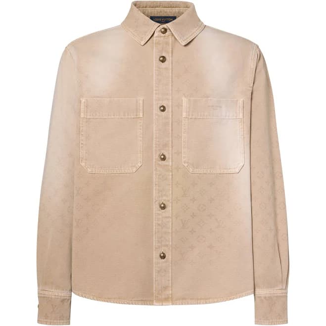Louis Vuitton Monogram Denim Long-Sleeved Shirt