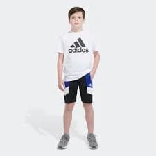 Elastic Waistband Sportswear Color Block Shorts