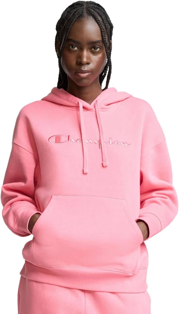 Women's Champion Powerblend Embroidered Logo Hoodie