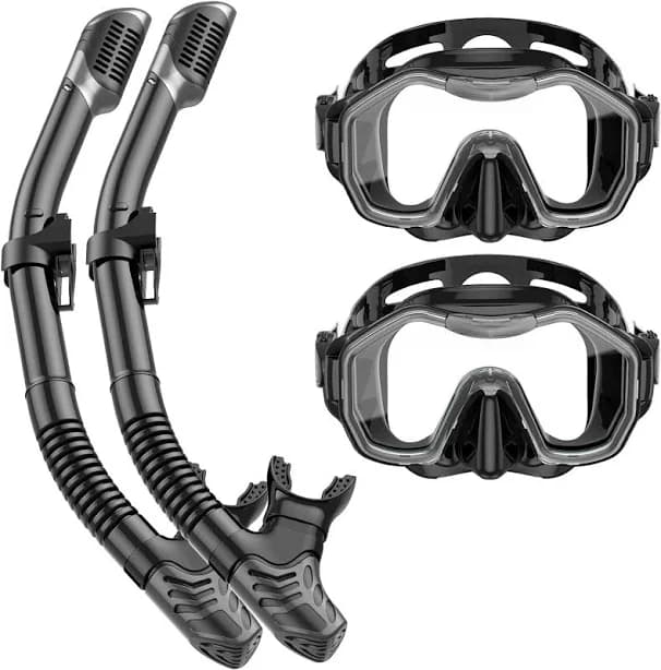 Greatever Snorkel Gear Dry Top Snorkel Mask